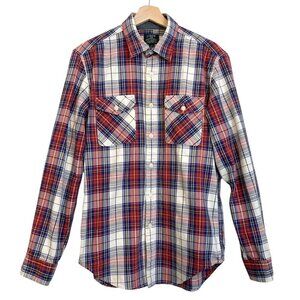 J CREW Plaid Flannel WorkShirt Shacket M